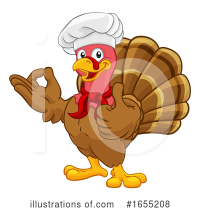 Royalty-Free (RF) Turkey Clipart Illustration by AtStockIllustration - Stock Sample #1655208