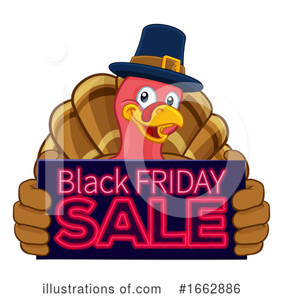 Royalty-Free (RF) Turkey Clipart Illustration by AtStockIllustration - Stock Sample #1662886