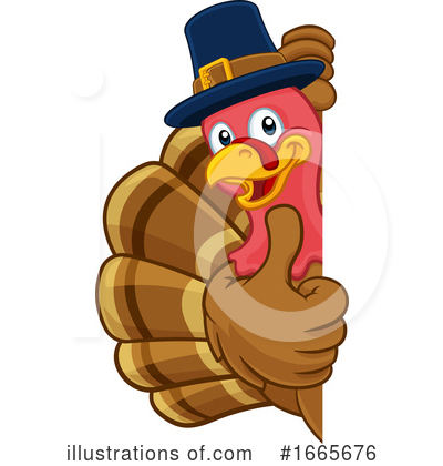 Royalty-Free (RF) Turkey Clipart Illustration by AtStockIllustration - Stock Sample #1665676