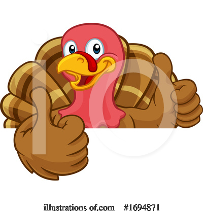 Royalty-Free (RF) Turkey Clipart Illustration by AtStockIllustration - Stock Sample #1694871