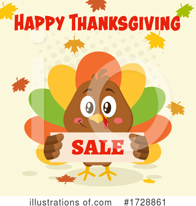 Royalty-Free (RF) Turkey Clipart Illustration by Hit Toon - Stock Sample #1728861
