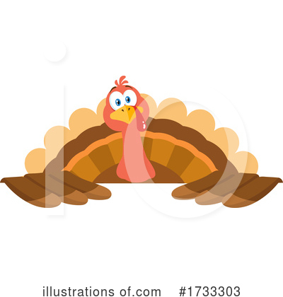 Royalty-Free (RF) Turkey Clipart Illustration by Hit Toon - Stock Sample #1733303