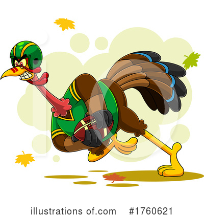 Royalty-Free (RF) Turkey Clipart Illustration by Hit Toon - Stock Sample #1760621
