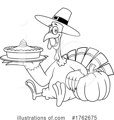 Royalty-Free (RF) Turkey Clipart Illustration by Hit Toon - Stock Sample #1762675