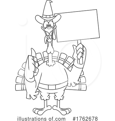 Royalty-Free (RF) Turkey Clipart Illustration by Hit Toon - Stock Sample #1762678