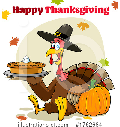 Royalty-Free (RF) Turkey Clipart Illustration by Hit Toon - Stock Sample #1762684
