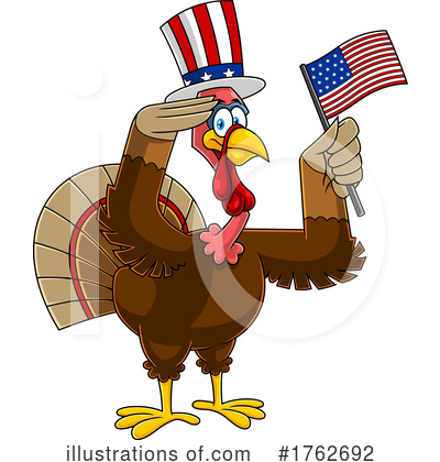 Royalty-Free (RF) Turkey Clipart Illustration by Hit Toon - Stock Sample #1762692