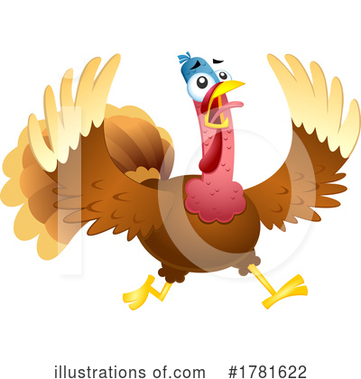Royalty-Free (RF) Turkey Clipart Illustration by Hit Toon - Stock Sample #1781622