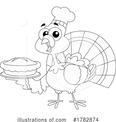 Royalty-Free (RF) Turkey Clipart Illustration by Hit Toon - Stock Sample #1782874