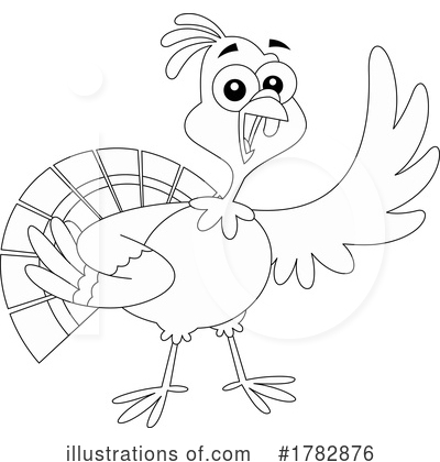 Royalty-Free (RF) Turkey Clipart Illustration by Hit Toon - Stock Sample #1782876