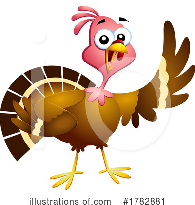 Royalty-Free (RF) Turkey Clipart Illustration by Hit Toon - Stock Sample #1782881