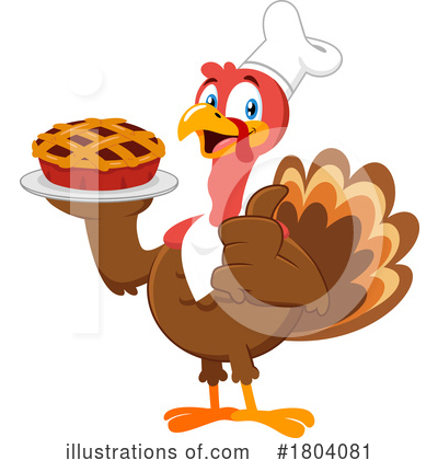 Turkey Bird Clipart #1804081 by Hit Toon