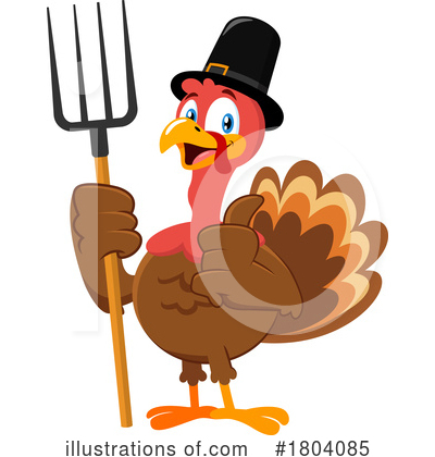 Turkey Clipart #1804085 by Hit Toon