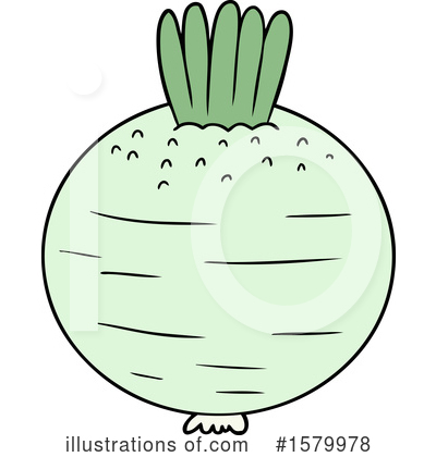 Royalty-Free (RF) Turnip Clipart Illustration by lineartestpilot - Stock Sample #1579978