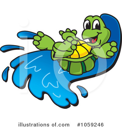 Royalty-Free (RF) Turtle Clipart Illustration by Mascot Junction - Stock Sample #1059246