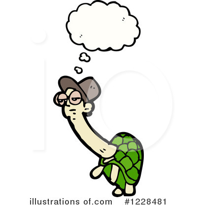 Royalty-Free (RF) Turtle Clipart Illustration by lineartestpilot - Stock Sample #1228481