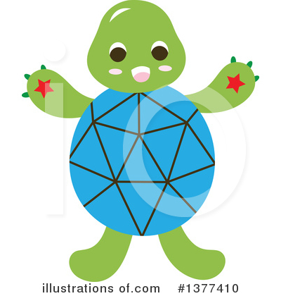 Royalty-Free (RF) Turtle Clipart Illustration by Cherie Reve - Stock Sample #1377410