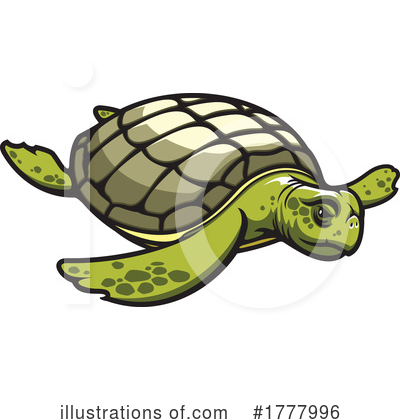 Turtle Clipart #1777996 by Vector Tradition SM