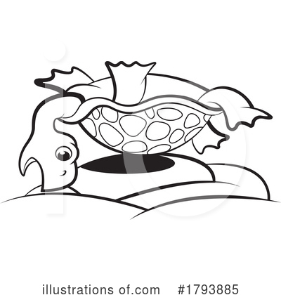 Royalty-Free (RF) Turtle Clipart Illustration by Lal Perera - Stock Sample #1793885