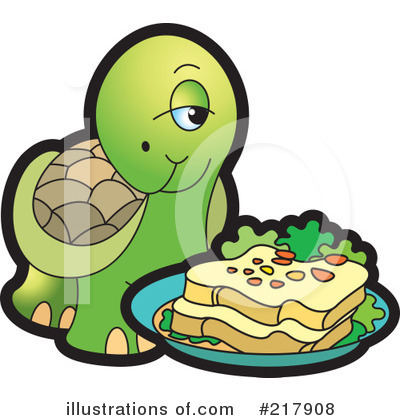 Royalty-Free (RF) Turtle Clipart Illustration by Lal Perera - Stock Sample #217908
