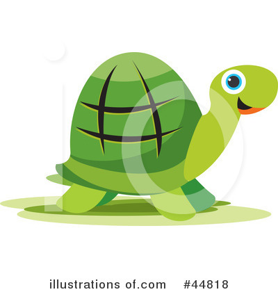 Royalty-Free (RF) Turtle Clipart Illustration by Lal Perera - Stock Sample #44818