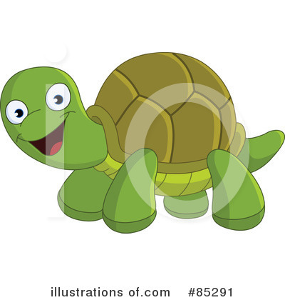 Royalty-Free (RF) Turtle Clipart Illustration by yayayoyo - Stock Sample #85291