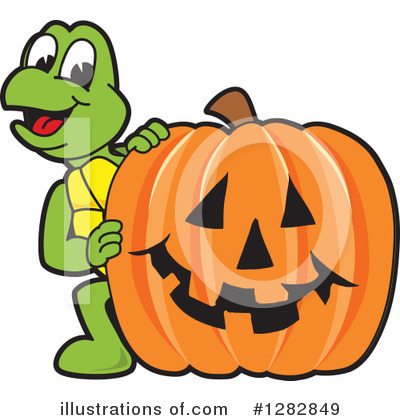 Royalty-Free (RF) Turtle Mascot Clipart Illustration by Mascot Junction - Stock Sample #1282849