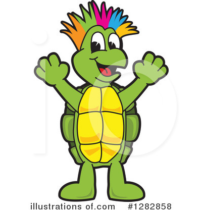 Turtle Clipart #1282858 by Mascot Junction