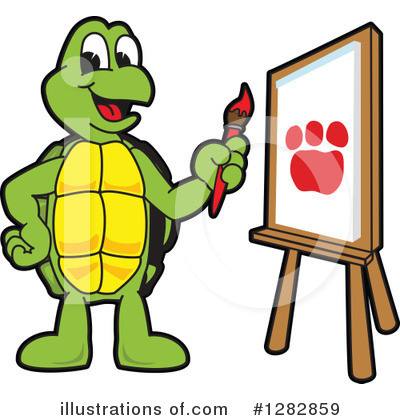 Turtle Clipart #1282859 by Mascot Junction