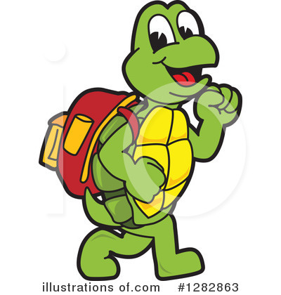 Turtle Clipart #1282863 by Mascot Junction