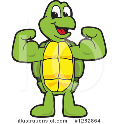 Turtle Character Clipart #1282864 by Mascot Junction