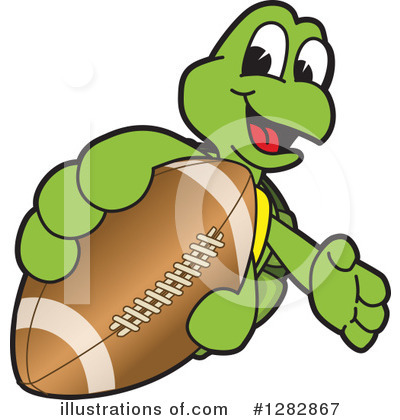Royalty-Free (RF) Turtle Mascot Clipart Illustration by Mascot Junction - Stock Sample #1282867
