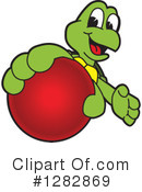 Turtle Mascot Clipart #1282869 by Mascot Junction