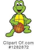 Turtle Mascot Clipart #1282872 by Mascot Junction