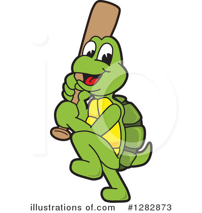 Royalty-Free (RF) Turtle Mascot Clipart Illustration by Mascot Junction - Stock Sample #1282873