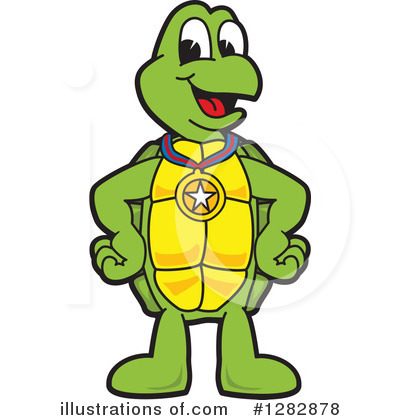 Turtle Character Clipart #1282878 by Mascot Junction