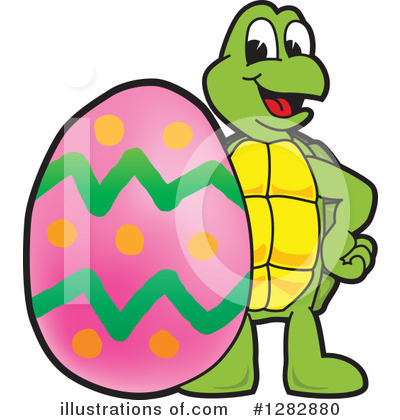 Royalty-Free (RF) Turtle Mascot Clipart Illustration by Mascot Junction - Stock Sample #1282880