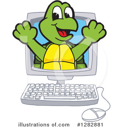 Turtle Clipart #1282881 by Mascot Junction