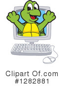 Turtle Mascot Clipart #1282881 by Mascot Junction