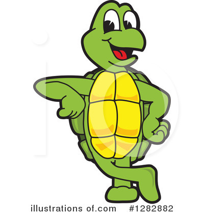 Turtle Character Clipart #1282882 by Mascot Junction