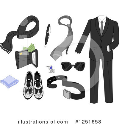 Royalty-Free (RF) Tuxedo Clipart Illustration by BNP Design Studio - Stock Sample #1251658