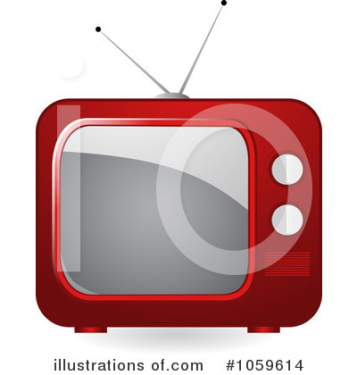 Royalty-Free (RF) Tv Clipart Illustration by elaineitalia - Stock Sample #1059614