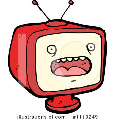Royalty-Free (RF) Tv Clipart Illustration by lineartestpilot - Stock Sample #1119249