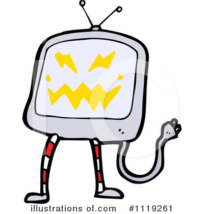 Royalty-Free (RF) Tv Clipart Illustration by lineartestpilot - Stock Sample #1119261