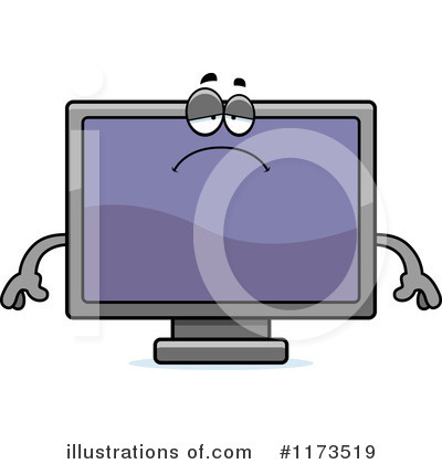 Television Clipart #1173519 by Cory Thoman