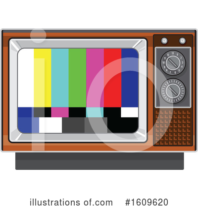 Royalty-Free (RF) Tv Clipart Illustration by patrimonio - Stock Sample #1609620