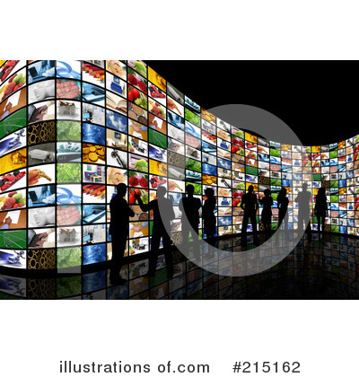 Royalty-Free (RF) Tv Clipart Illustration by KJ Pargeter - Stock Sample #215162