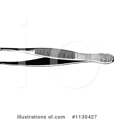 Royalty-Free (RF) Tweezers Clipart Illustration by Prawny Vintage - Stock Sample #1130427