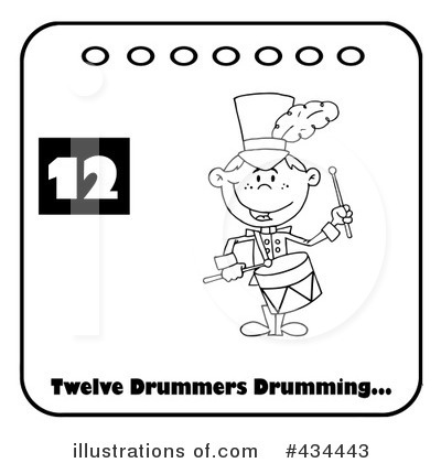 Drummer Clipart #434443 by Hit Toon