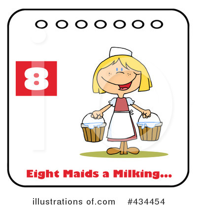 Milk Maid Clipart #434454 by Hit Toon
